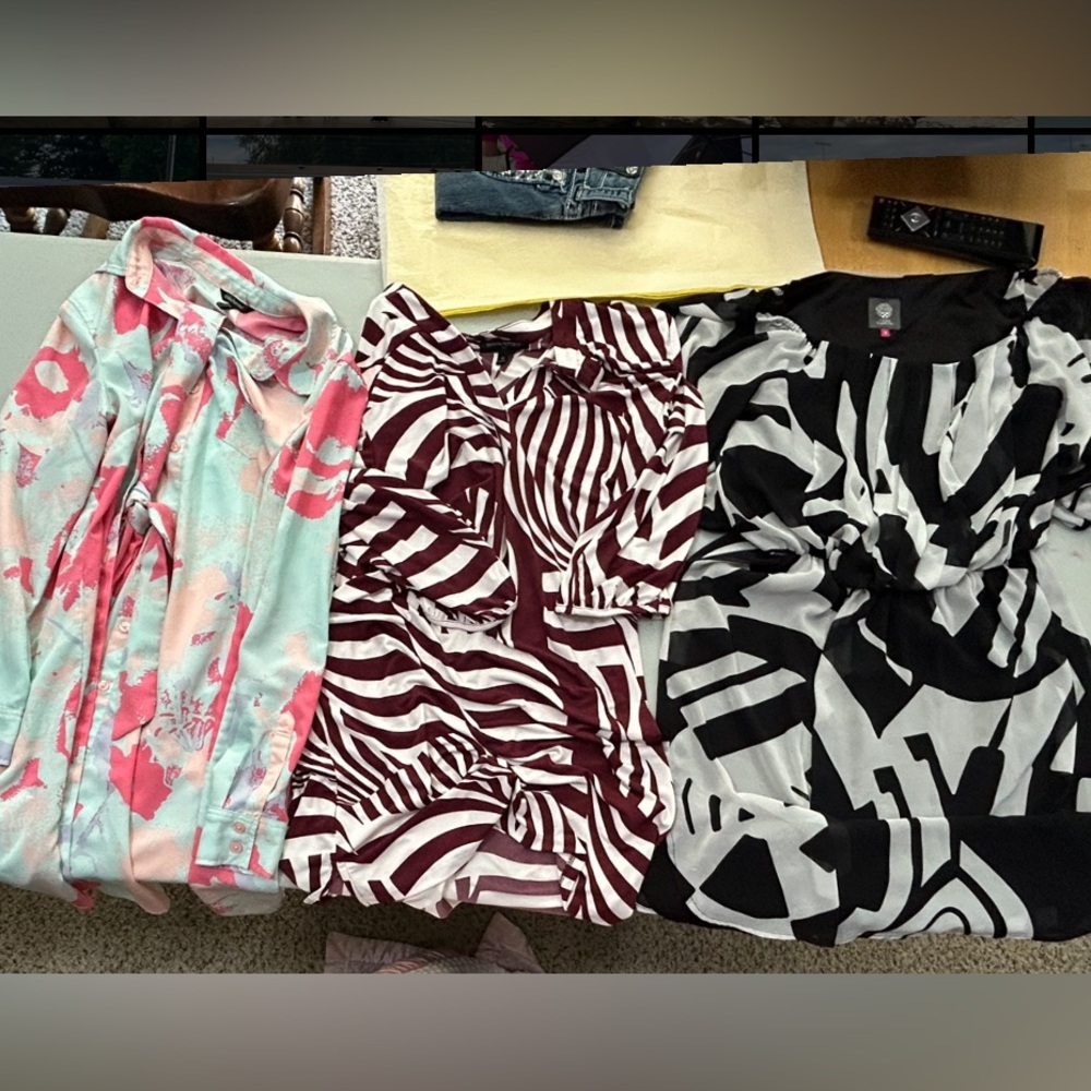 Three women’s dresses